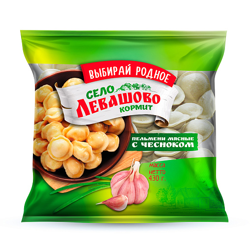 "Левашово" пельмени мясные с чесноком